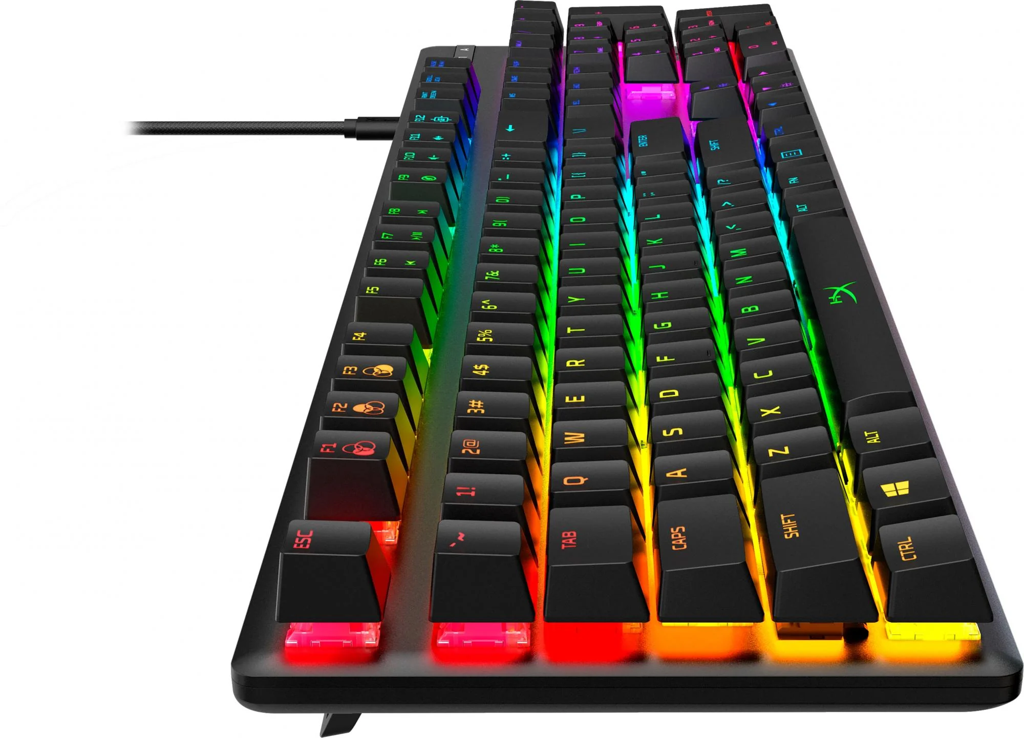 HyperX Alloy Origins Tastatur Mekanisk RGB/16.7 millioner farver Kabling USA