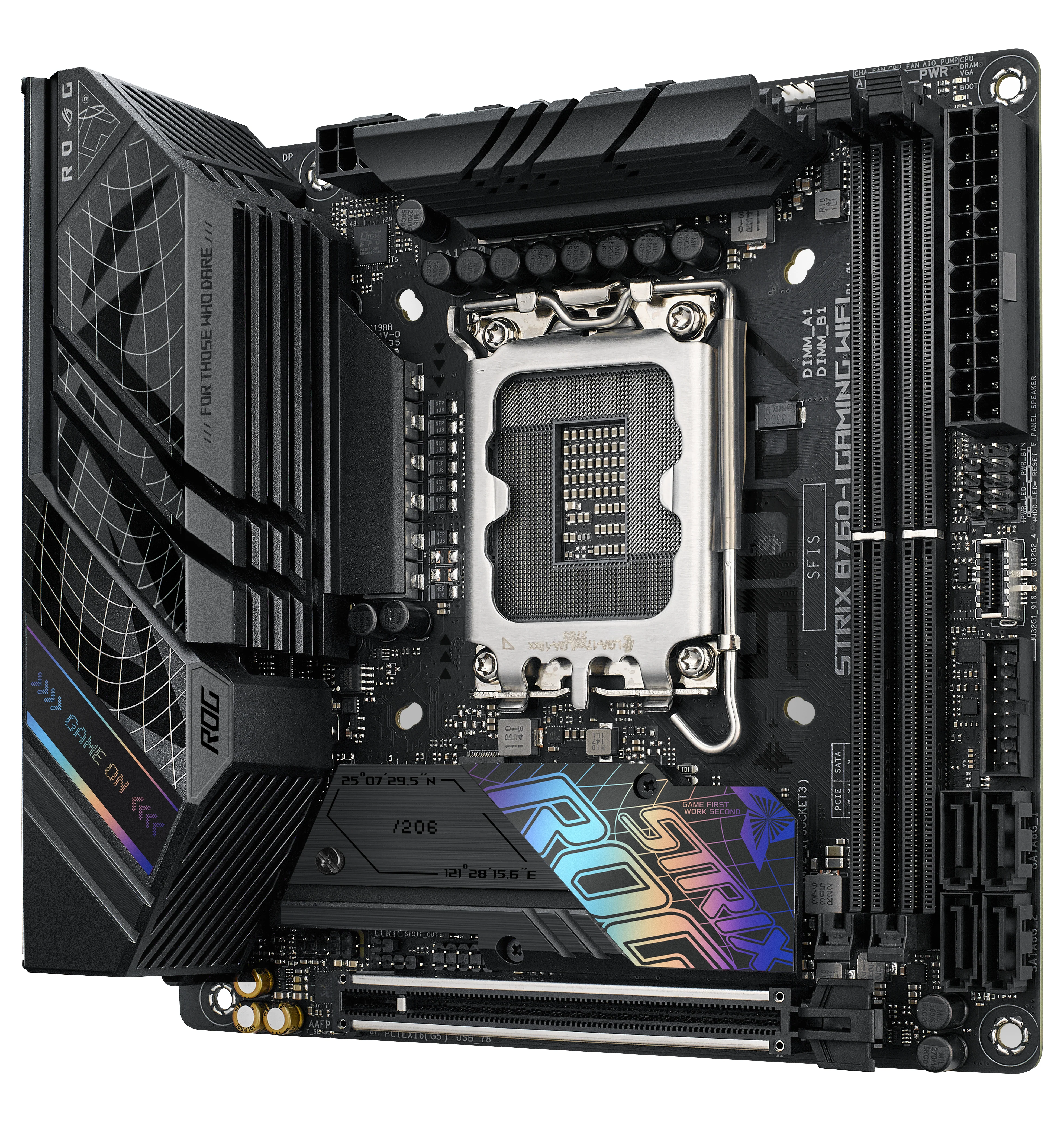 ASUS ROG STRIX B760-I GAMING WIFI (mITX. B760. LGA 1700. DDR5) - Bundkort
