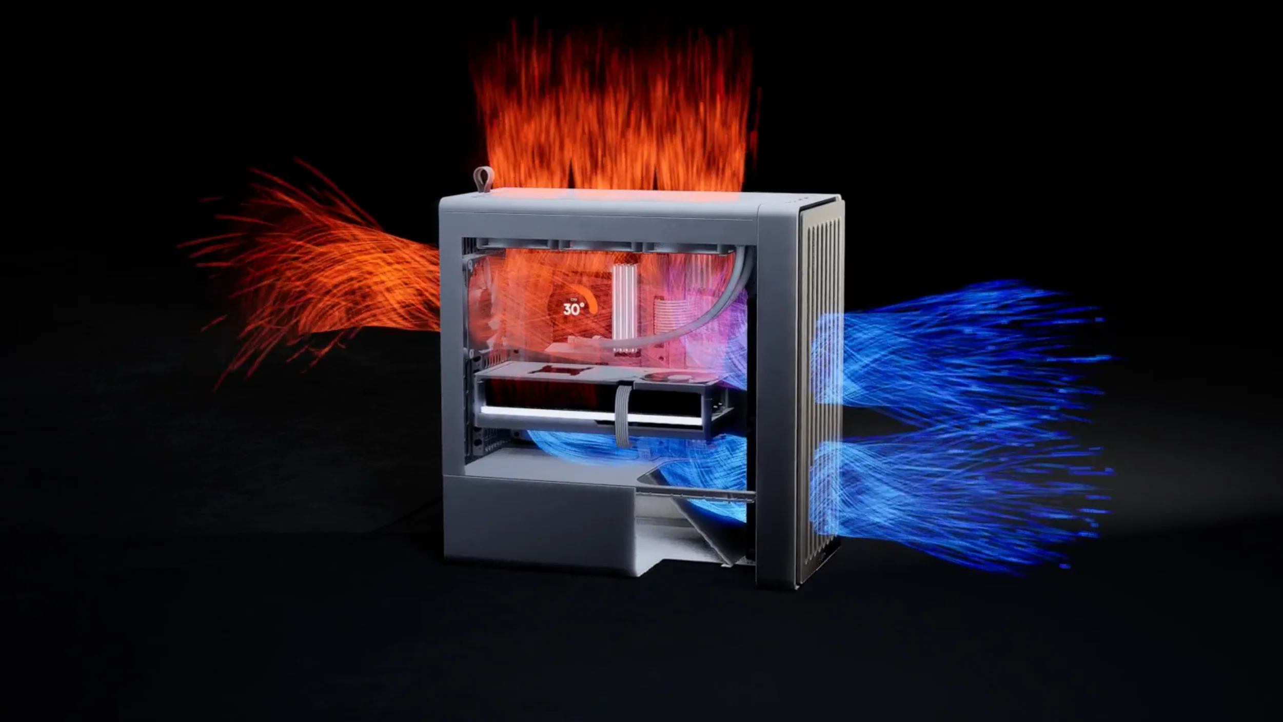 HAVN BF 360 – White Mid Tower kabinet med høj airflow og minimalistisk design