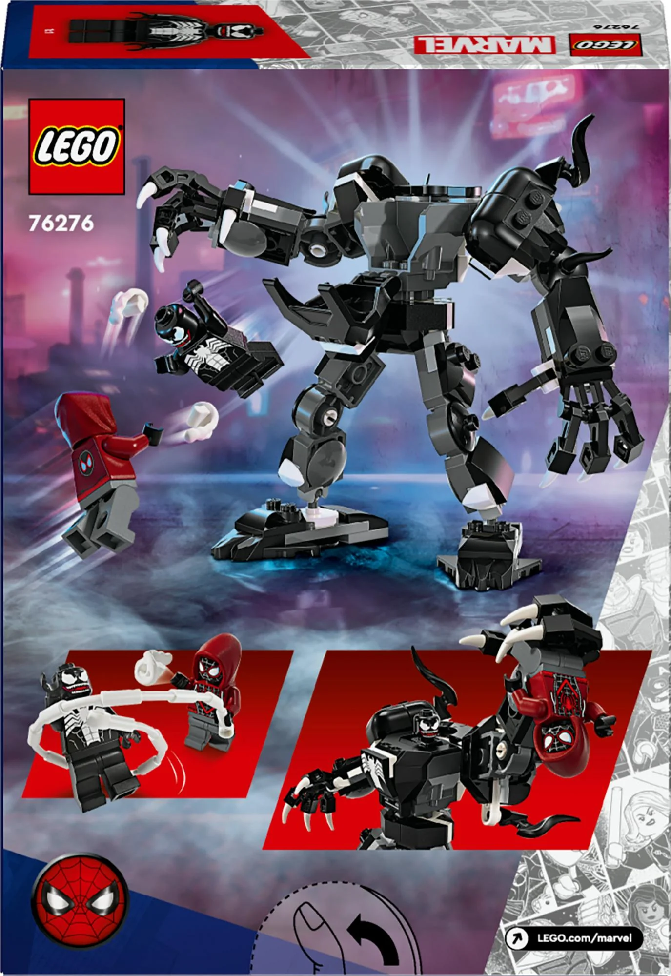 LEGO Super Heroes – Venom Mech Armor vs. Miles Morales
