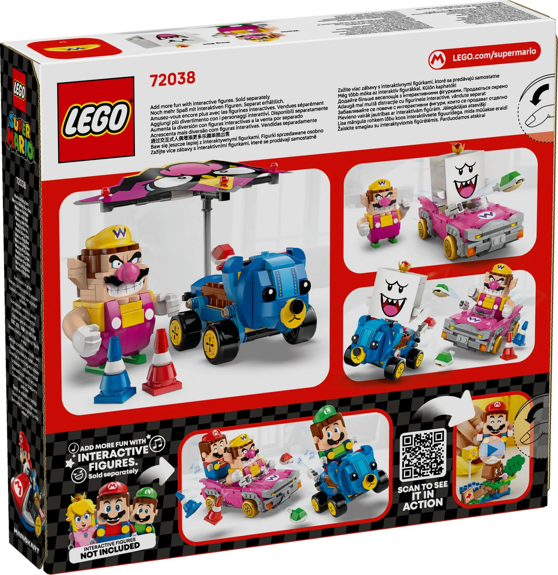 LEGO - Super Mario - Mario Kart™ – Wario & King Boo (72038)