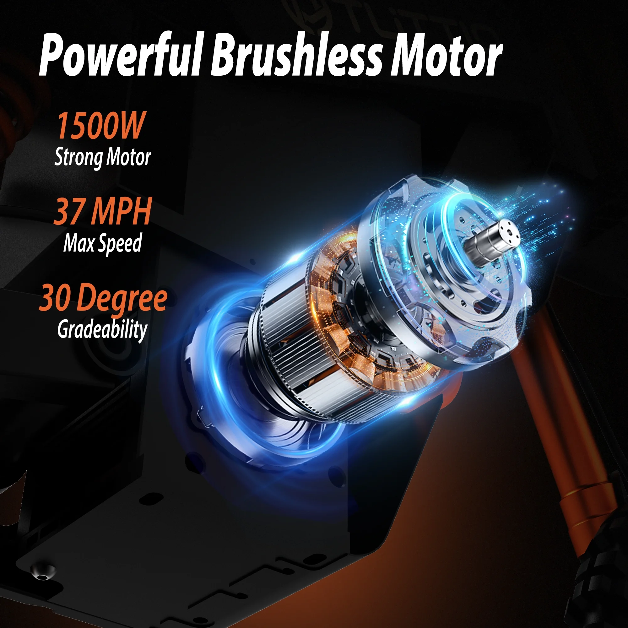 TUTTIO Soleil01 2000W Electric Dirt Bike Adult, 48V 21AH 37MPH, Electric Motorcycle 14