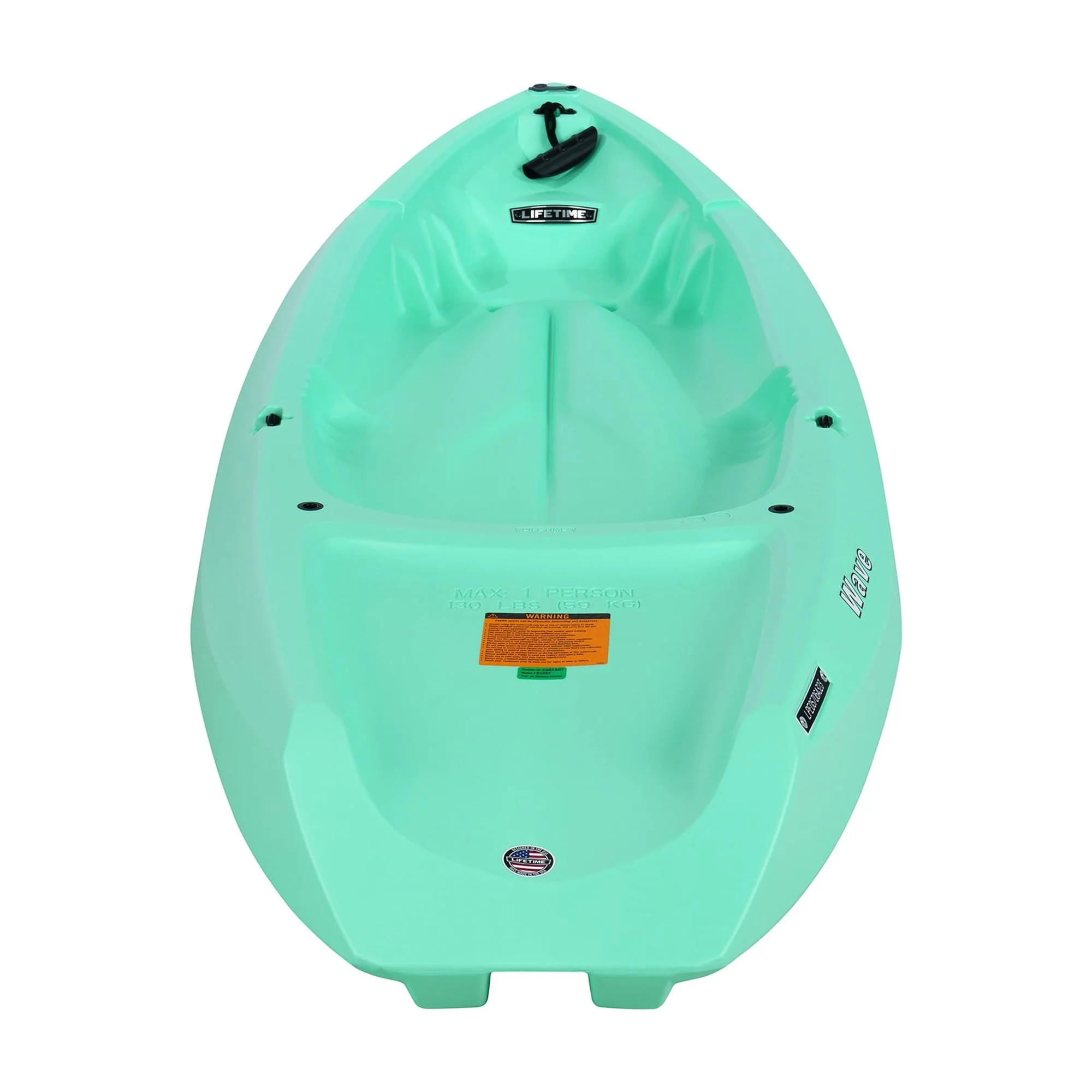 Lifetime Wave 6 ft Youth Kayak, Fire Red (91401)