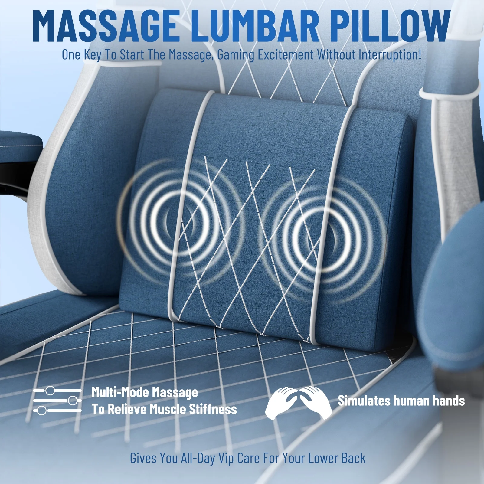 SOONTRANS Gaming Chair for Adults, Velvet Fabric High Back Comfortable Video Game Chair with Footrest and Massage Lumbar Cushion, Racing Computer Desk Chair, Ergonomic Gamer Chair, Black/Grey