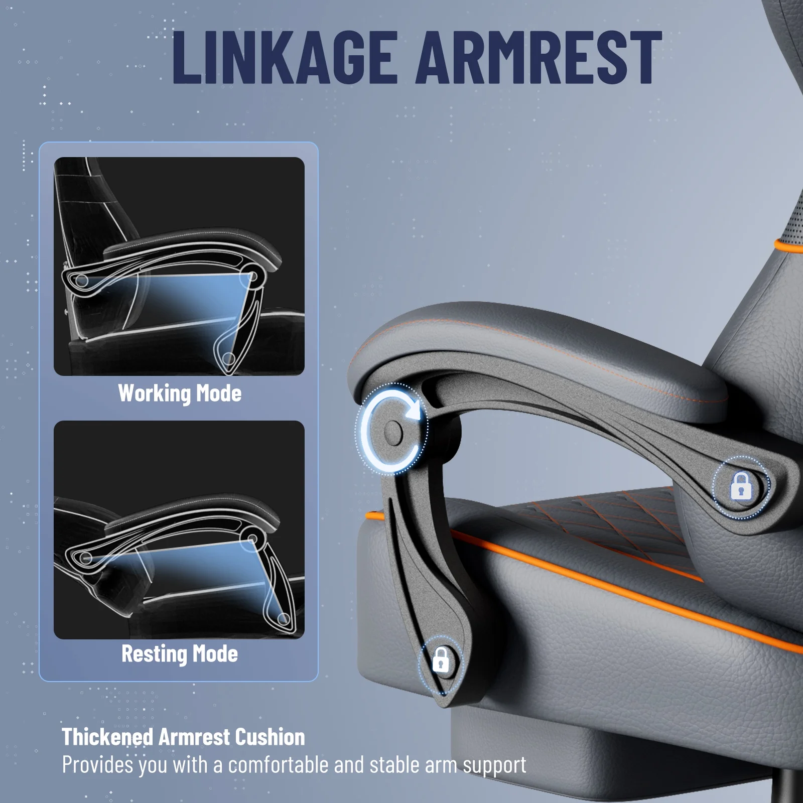 SOONTRANS Gaming Chair for Adults, Velvet Fabric High Back Comfortable Video Game Chair with Footrest and Massage Lumbar Cushion, Racing Computer Desk Chair, Ergonomic Gamer Chair, Black/Grey