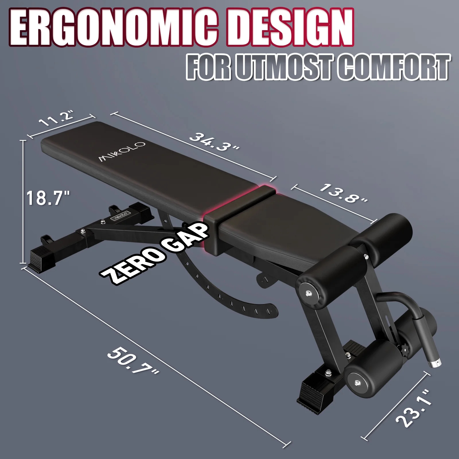 Mikolo Rubber Hex Dumbbell Set with Racks, Option in 450lbs, Strength Training Weight Set Home Gym