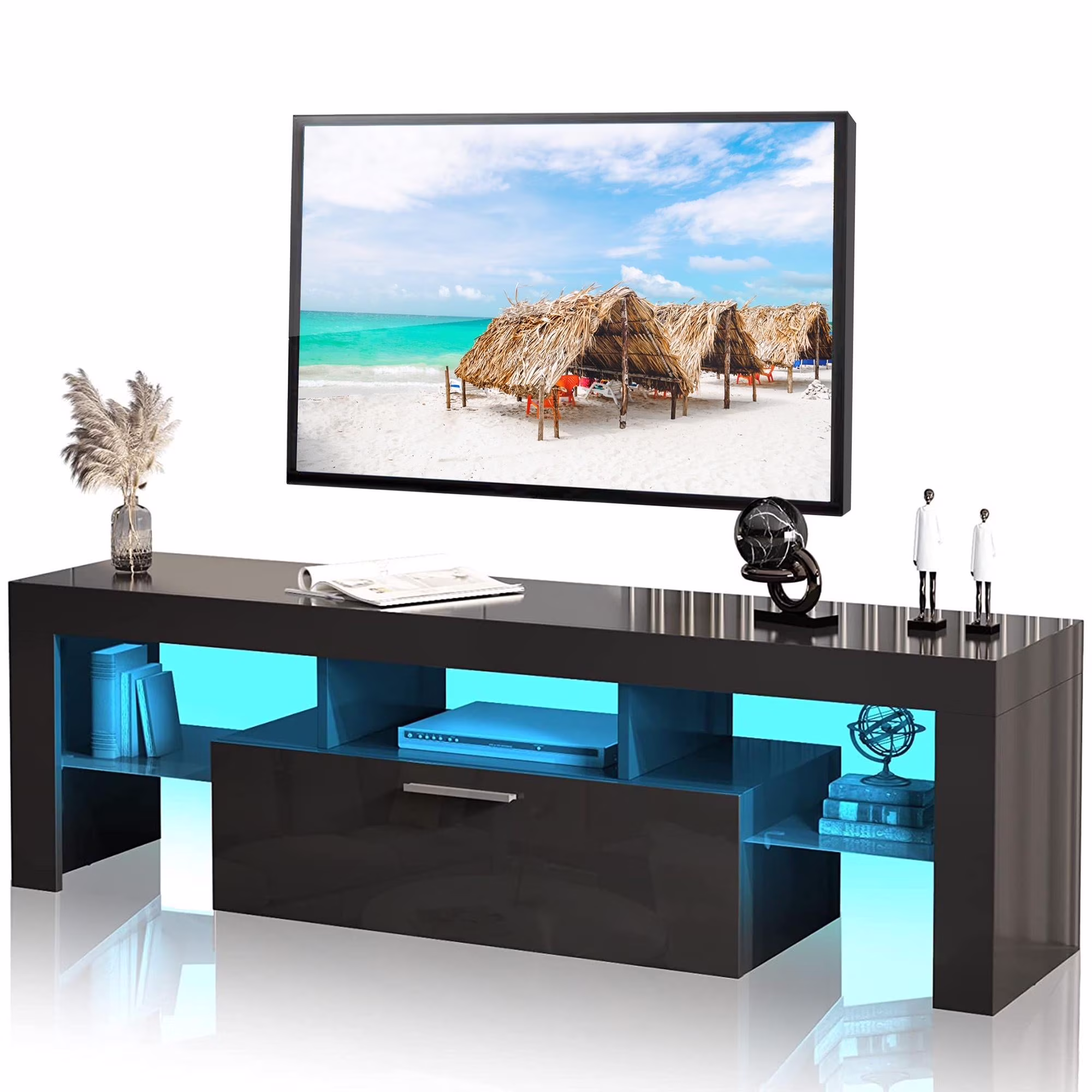 PAPROOS TV Stand for TVs up to 70