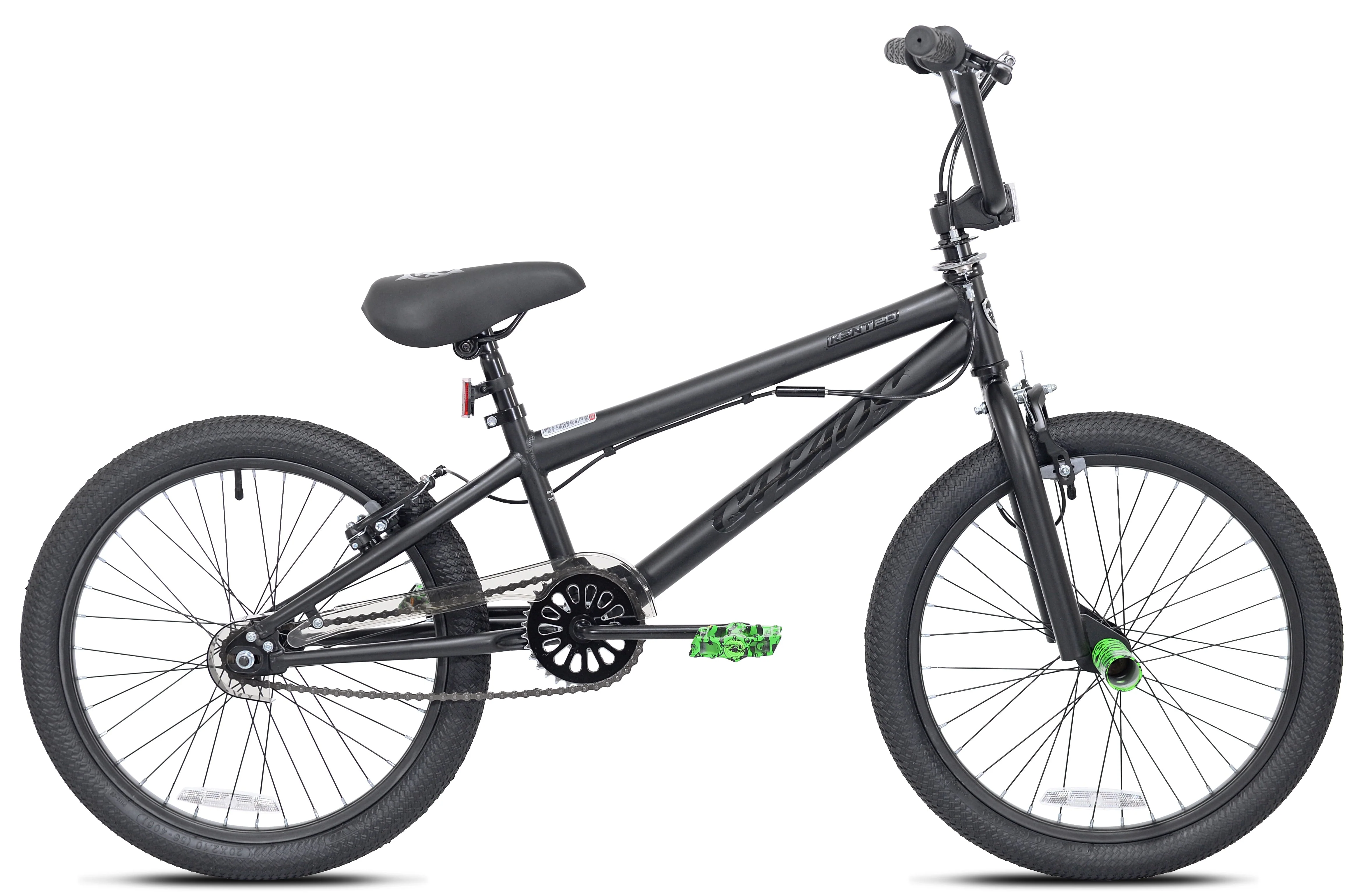 20 in. Chaos Boy's BMX Child Bicycle, Hydro Dip Matte Black