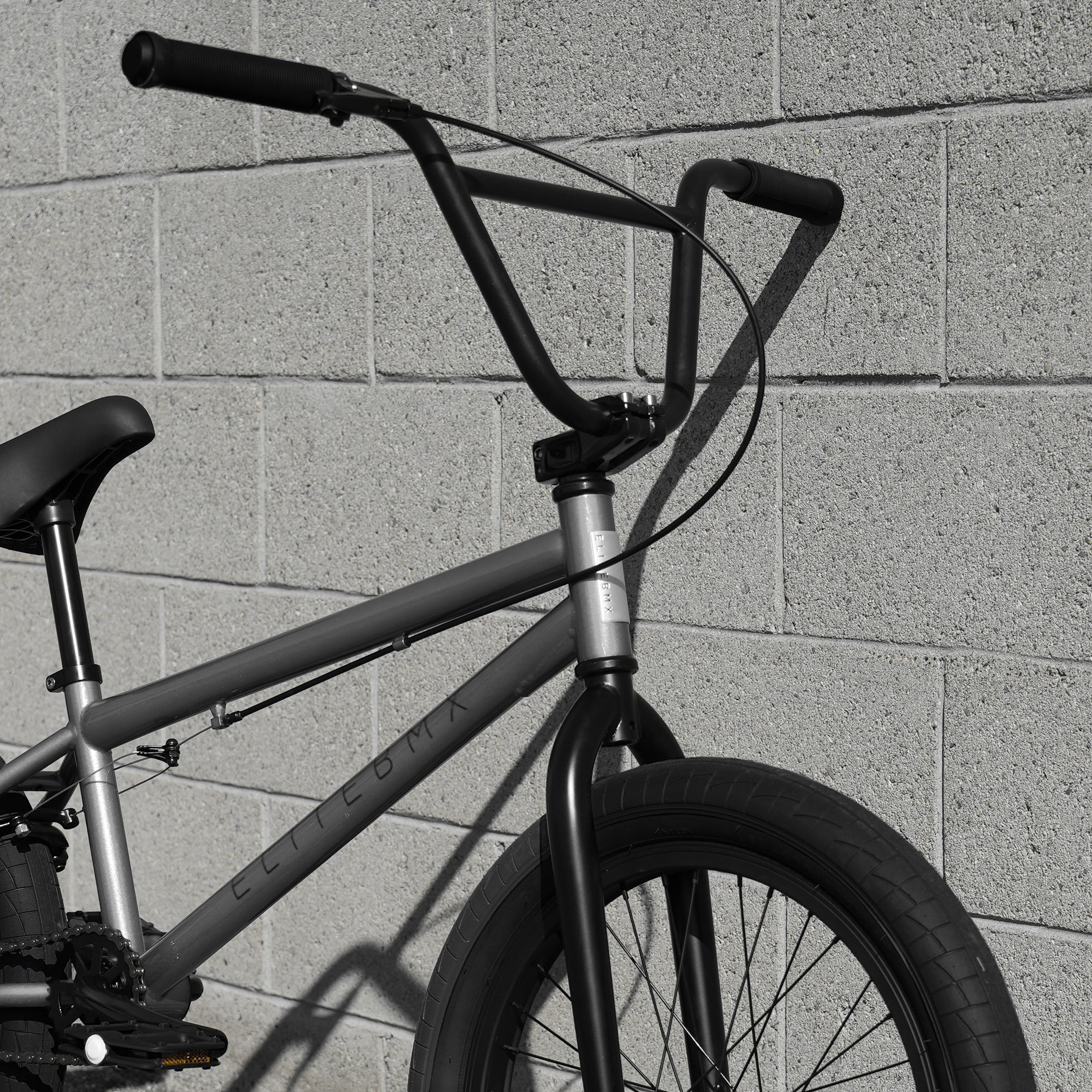 Elite BMX Bicycle 20�� Freestyle Bike - Stealth Blue Purple Ideal for Ages 7 to 18 Years