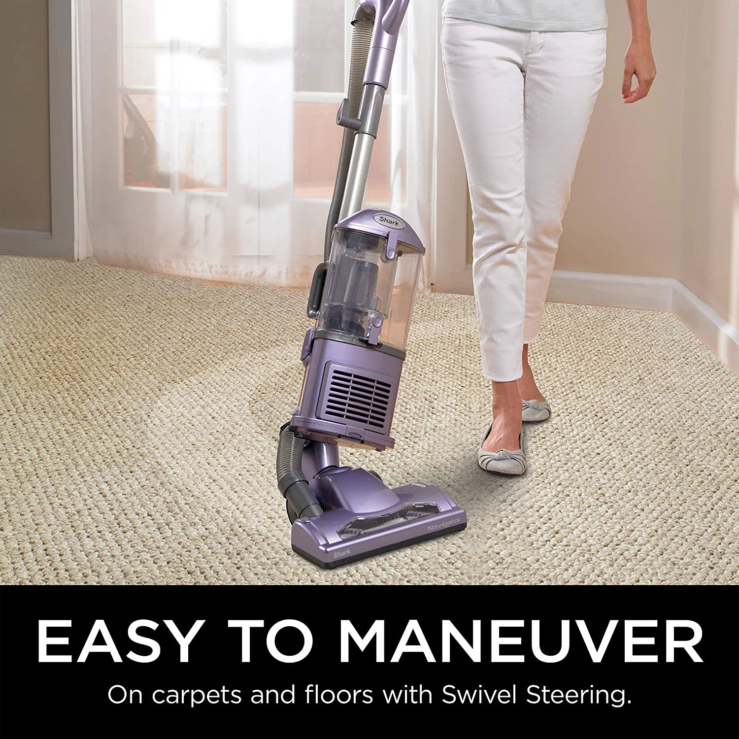 Shark Navigator Lift-Away Bagless Upright Vacuum - Lavender