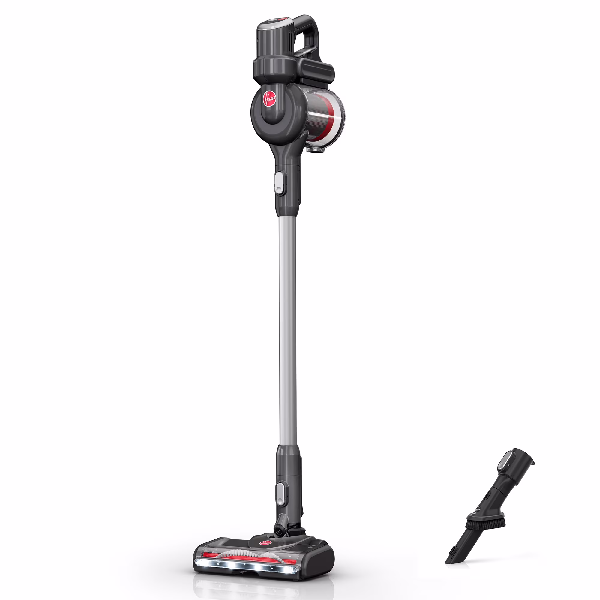Hoover Excelerate, Cordless Stick Vacuum, for Carpet & Hard Floor, Lightweight, LED Headlights, up to 25 Min. Runtime for All-Home Daily Use, BH59010V