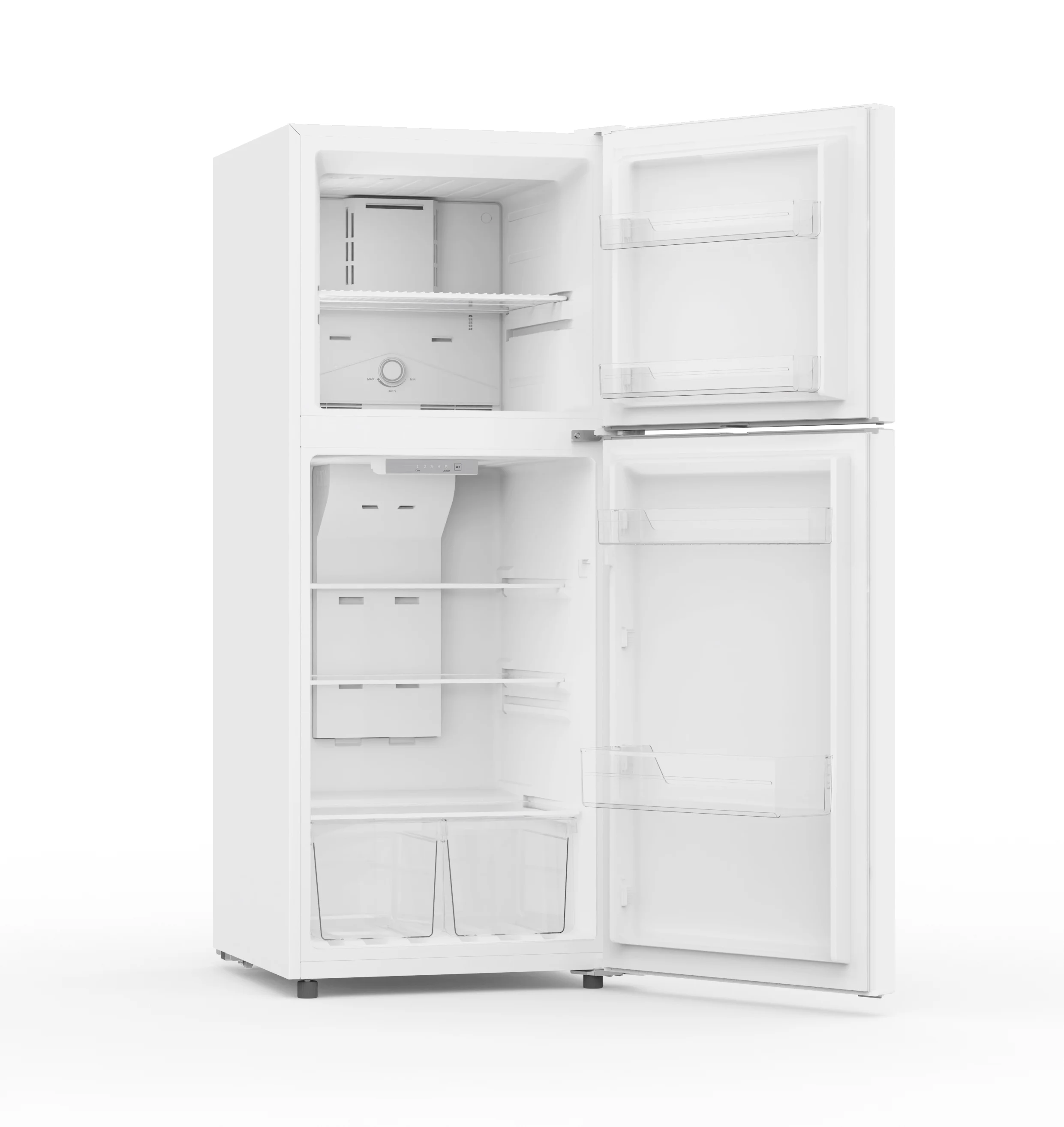 Frigidaire 10 Cu. Ft. Top Mount Refrigerator, Frost Free, Platinum, EFR1033-SS-6Com