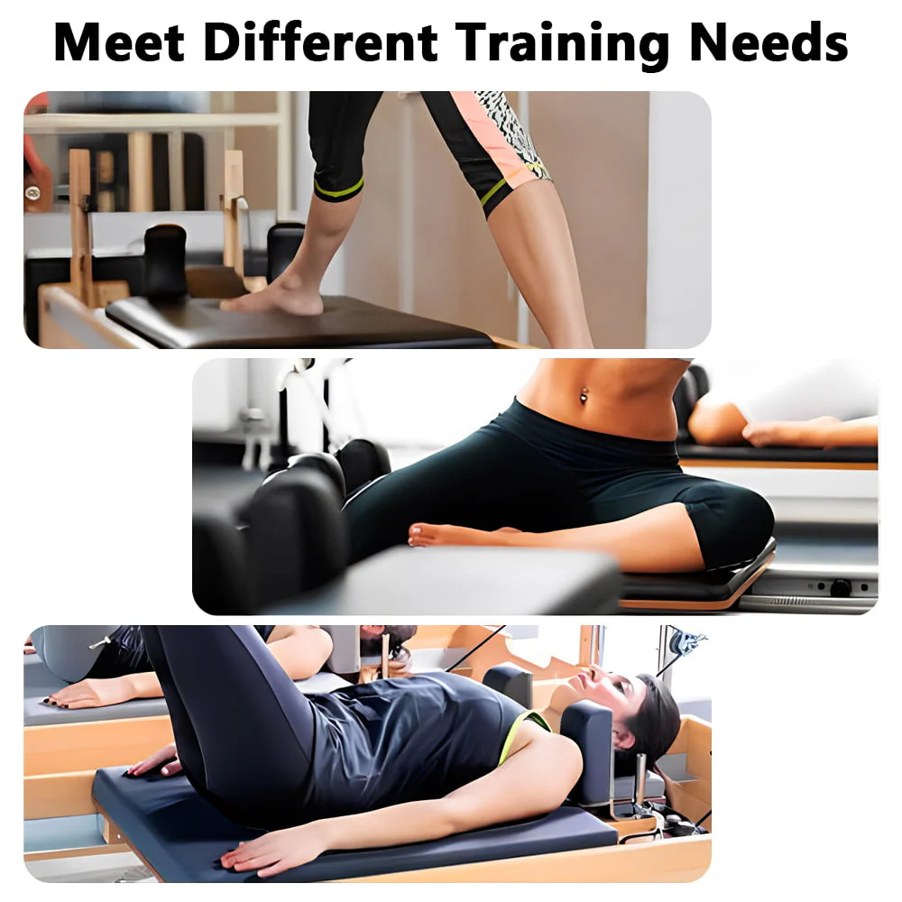 ARKANTOS Pilates Reformer Pro, Studio Grade Pilates Machine Bundle with Reformer Accessories, Reformer Box, Cardio Rebounder, Padded Jump Board