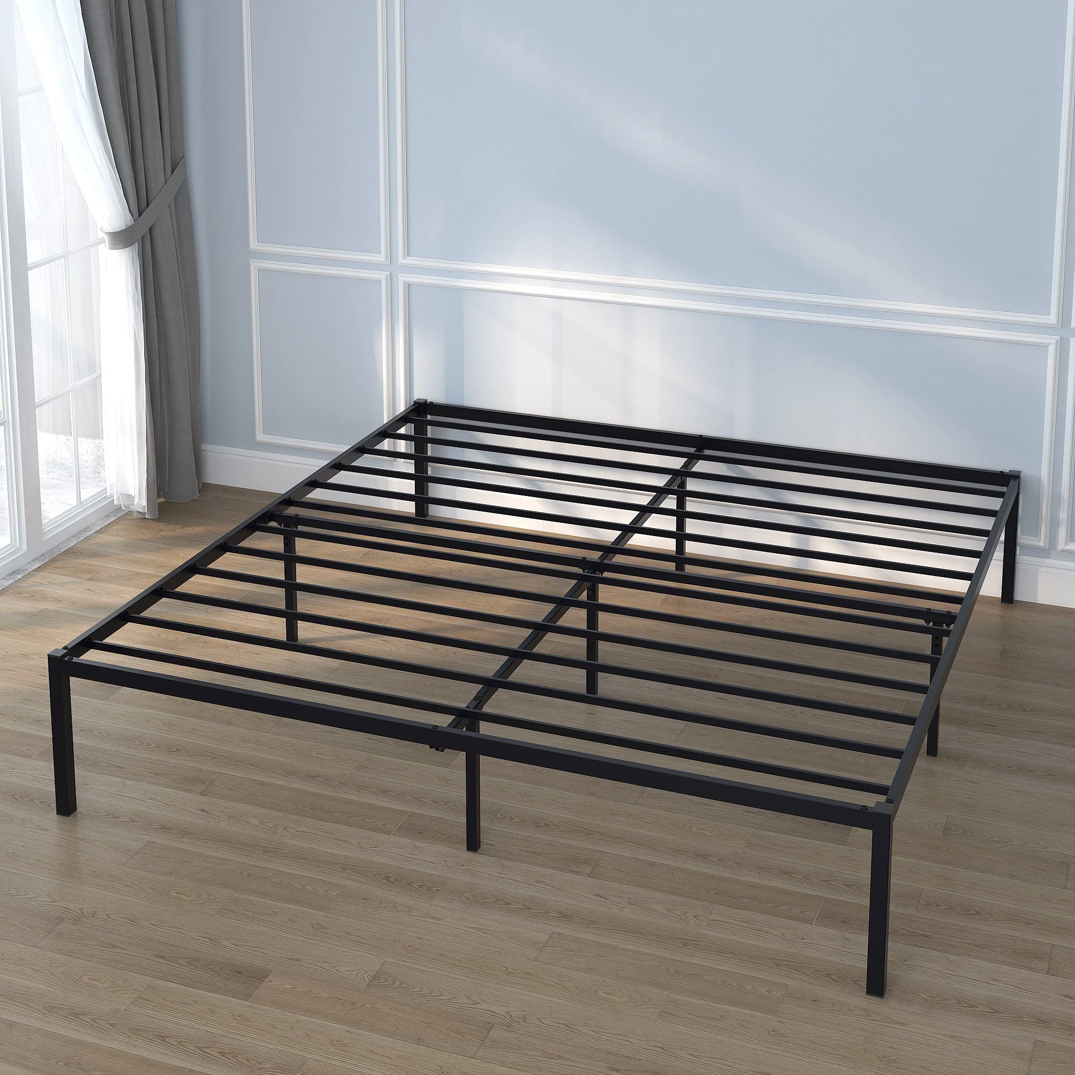 Yoneston Queen Size Metal Bed Frame 18